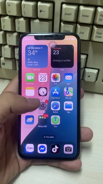 iPhone XS 64GB Đen Đã sử dụng. Mua bán Điện thoại tại Thành phố Thuận An Bình Dương được đăng bởi Minh Long hình 1