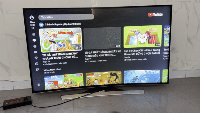 Tivi Samsung màn hình cong Đen. Mua bán Tivi, Âm thanh tại Huyện Bình Chánh Tp Hồ Chí Minh được đăng bởi Thạch Thị Hồng Yến hình 1