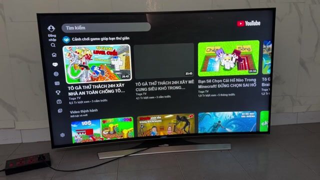 Tivi Samsung màn hình cong Đen. Mua bán Tivi, Âm thanh tại Huyện Bình Chánh Tp Hồ Chí Minh được đăng bởi Thạch Thị Hồng Yến hình 1