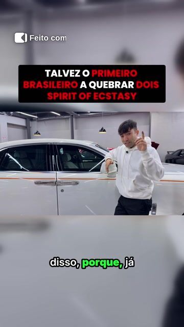 TALVEZ O PRIMEIRO BRASILEIRO A QUEBRAR DOIS SPIRIT OF ECSTASY
