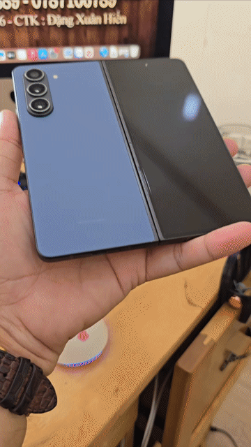 Samsung Z Fold 5 5G 12GB/512GB Xanh 2 sim. Mua bán Điện thoại tại Quận Ninh Kiều Cần Thơ được đăng bởi hiển mobile hình 1
