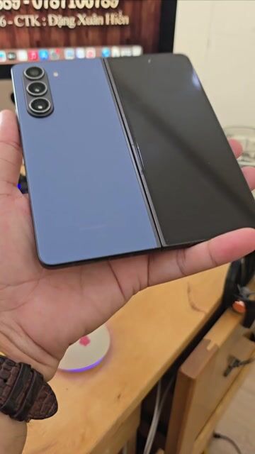 Samsung Z Fold 5 5G 12GB/512GB Xanh 2 sim. Mua bán Điện thoại tại Quận Ninh Kiều Cần Thơ được đăng bởi hiển mobile hình 1