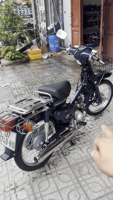 Honda Custom 50cc Xanh đậm. Mua bán Xe máy tại Thành phố Dĩ An Bình Dương được đăng bởi CHXM hoàng hồ hình 1