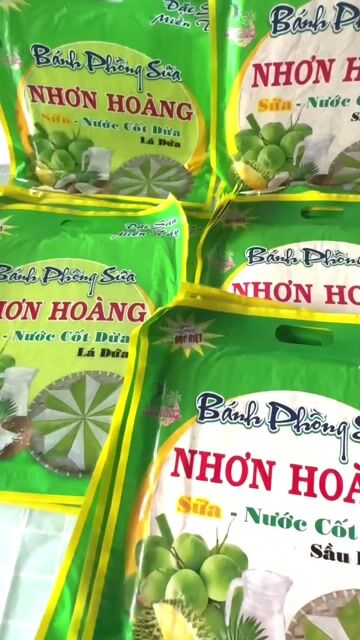 Bánh phồng sữa nước cốt dừa 220gr. Mua bán Đồ ăn, thực phẩm và các loại khác tại Huyện Giồng Trôm Bến Tre được đăng bởi Đặc Sản Bến Tre hình 1