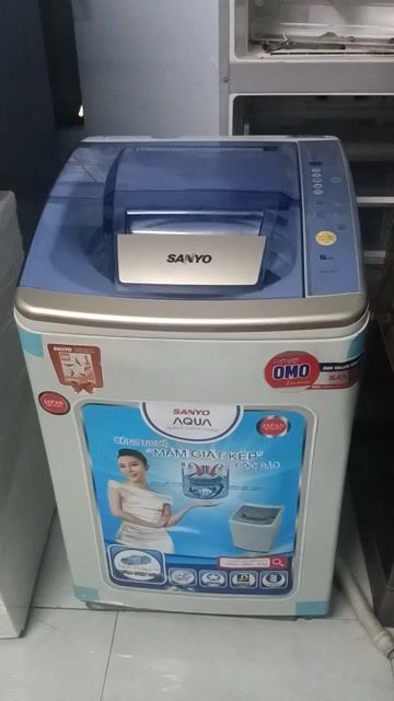 Thanh lý máy giặt Sanyo 9kg Giặt êm, vắt khô. Mua bán Máy giặt tại Quận 7 Tp Hồ Chí Minh được đăng bởi điện lạnh quận 7 hình 1