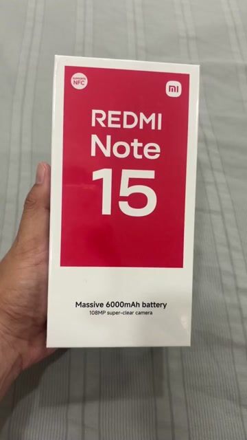 Xiaomi Redmi Note 15 8/128 mới. Mua bán Điện thoại tại Quận 8 Tp Hồ Chí Minh được đăng bởi Huỳnh Nhật Thanh hình 1