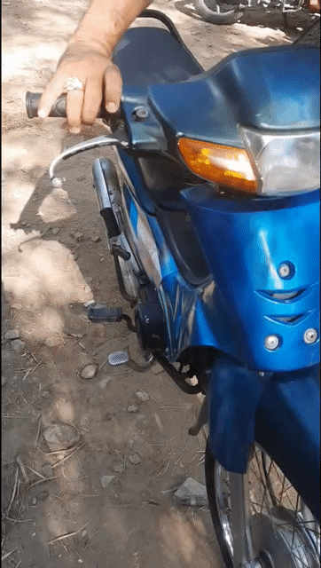 Honda Wave màu Xanh. Mua bán Xe máy tại Thành phố Trà Vinh Trà Vinh được đăng bởi xe cỏ trà vinh hình 1