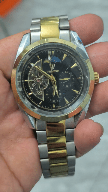 Đồng hồ cơ cót size ngang 42mm,2turbilon,trăng sao. Mua bán Đồng hồ tại Thành phố Huế Thừa Thiên Huế được đăng bởi Shop LucyHoang hình 1