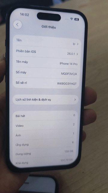 Apple iPhone 14 Pro 128GB LCD Wifi. Mua bán Điện thoại tại Quận Đống Đa Hà Nội được đăng bởi tshop tây sơn hình 1