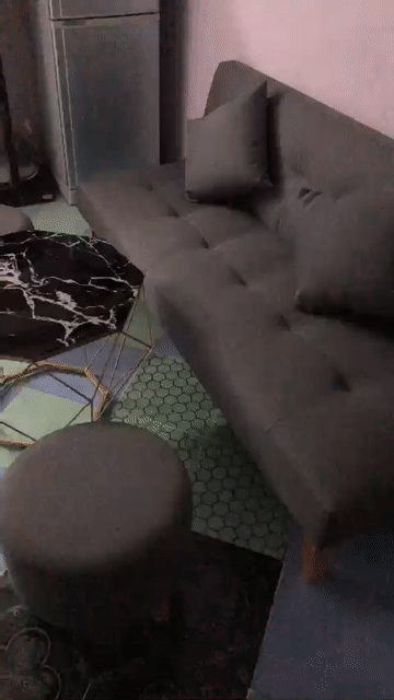 Bộ ghế sofa bed băng màu xám Sofa ở Bình Phưóc. Mua bán Bàn ghế tại Thành phố Đồng Xoài Bình Phước được đăng bởi Thế Giới Sofa HCM hình 1