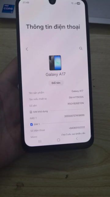 Samsung Galaxy A17 5G 8GB/128GB Đen. Mua bán Điện thoại tại Quận Đống Đa Hà Nội được đăng bởi tshop tây sơn hình 1