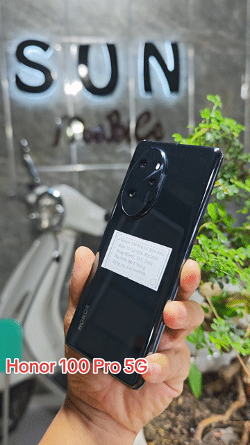 Honor 100 Pro 5G 12+256 Snap8Gen2 Pin94% NFC 2sim. Mua bán Điện thoại tại Huyện Trảng Bàng Tây Ninh được đăng bởi Sun Mobile Shop Điện Thoại Trảng Bàng Tây Ninh 01 hình 1