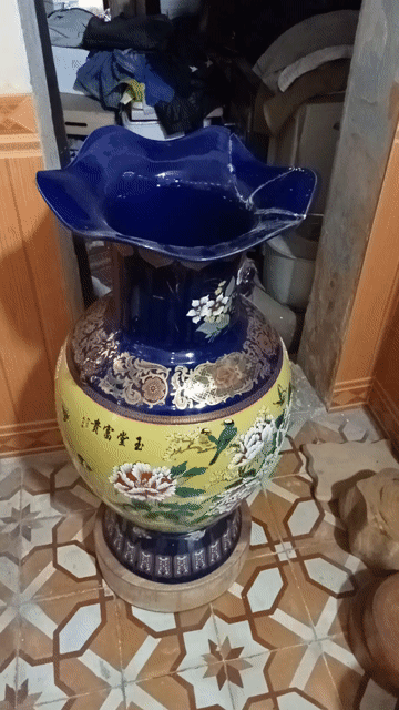 Bình gốm Trung Quốc 80cm và Đôn kê. Mua bán Đồ sưu tầm, đồ cổ tại Quận Cầu Giấy Hà Nội được đăng bởi Dương xuân Trường hình 1