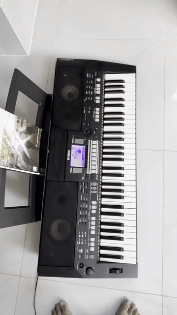 Đàn Organ Yamaha PSR-S550 Đen. Mua bán Nhạc cụ tại Thành phố Dĩ An Bình Dương được đăng bởi Lê Hiền hình 1