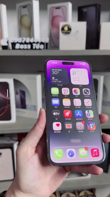 Apple iPhone 14 Pro Max 128GB Tím. Mua bán Điện thoại tại Thị xã Bến Cát Bình Dương được đăng bởi Boss Táo hình 1