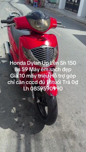 Honda Dylan up Sh Ý B59 GÓP CẦN CCCD ĐỦ 18 TRẢ 0₫. Mua bán Xe máy tại Quận Ninh Kiều Cần Thơ được đăng bởi XE MÁY HOÀNG YẾN hình 1