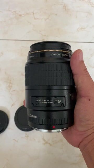 Ống kính Canon Macro Lens Đen. Mua bán Máy ảnh, Máy quay tại Quận Bình Tân Tp Hồ Chí Minh được đăng bởi Mai Minh hình 1