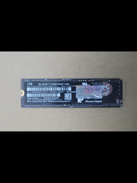 Ổ SSD NVMe WDBlack.SN850-1TB, Gen4x4, tốc 7000MB/s. Mua bán Linh kiện (RAM, Card...) tại Quận Gò Vấp Tp Hồ Chí Minh được đăng bởi Nguyễn Tài hình 1
