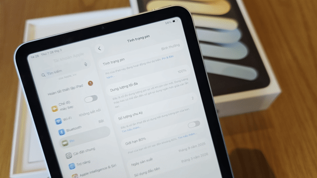 IPad Mini 7 A17 Pro 128GB Hàng VN Vừa Kích Sạc 2L. Mua bán Máy tính bảng tại Quận 3 Tp Hồ Chí Minh được đăng bởi Minh Phạm  hình 1