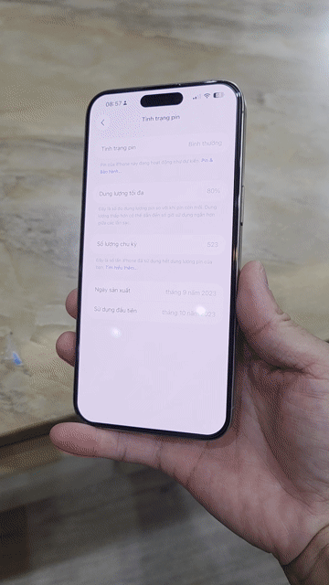 iPhone 15 Pro Max 256GB Titan KH/A. Mua bán Điện thoại tại Quận Ba Đình Hà Nội được đăng bởi Góc đồ cũ tìm chủ mới hình 1