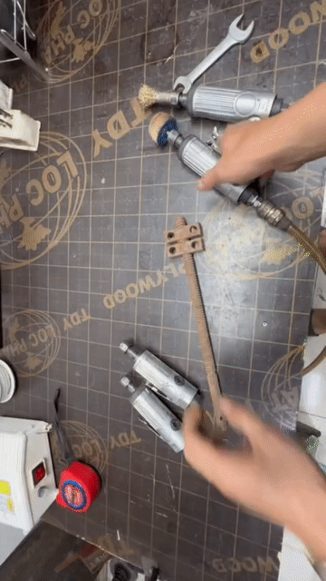 Máy mài hơi đầu colet 6ly phổ thông, còn mới.. Mua bán Đồ chuyên dụng, Giống nuôi trồng tại Huyện Gia Lâm Hà Nội được đăng bởi Thanh Phong hình 1