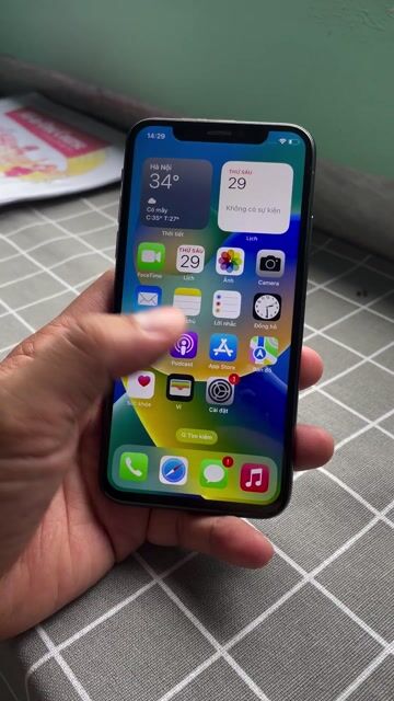 Apple iPhone X 64GB Đen. Mua bán Điện thoại tại Huyện Trảng Bom Đồng Nai được đăng bởi Quý Sang hình 1