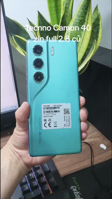Tecno Camon 40 8GB/128GB zin đẹp keng. Mua bán Điện thoại tại Quận Hà Đông Hà Nội được đăng bởi Shop Điện Thoại Cũ Zin hình 1