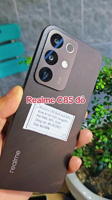 Realme C85 Red 8+16+128 Pin7000 NFC Bh02/27. Mua bán Điện thoại tại Huyện Trảng Bàng Tây Ninh được đăng bởi Sun Mobile Shop Điện Thoại Trảng Bàng Tây Ninh 01 hình 1