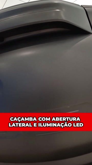 CAÇAMBA COM ABERTURA LATERAL E ILUMINAÇÃO LED #explorar