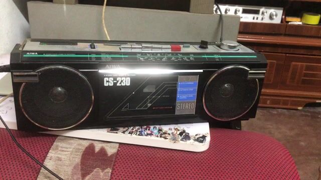 Đài cassette AIWA CS-230 Đen. Mua bán Tivi, Âm thanh tại Thành phố Cẩm Phả Quảng Ninh được đăng bởi thanh lý hình 1
