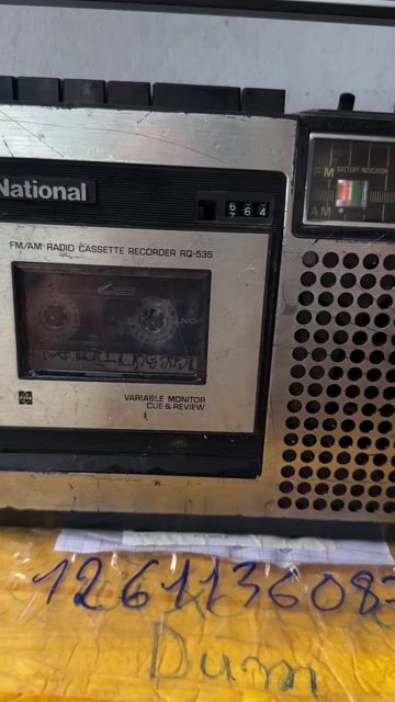 Đài cassette National RQ-535. Mua bán Đồ sưu tầm, đồ cổ tại Huyện Tri Tôn An Giang được đăng bởi Chi hình 1
