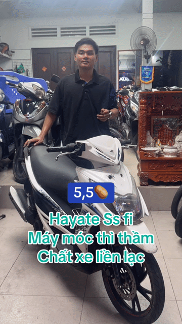 Suzuki Hayate SS Fi Trắng. Mua bán Xe máy tại Thành phố Thủ Đức Tp Hồ Chí Minh được đăng bởi Lê Hạnh hình 1