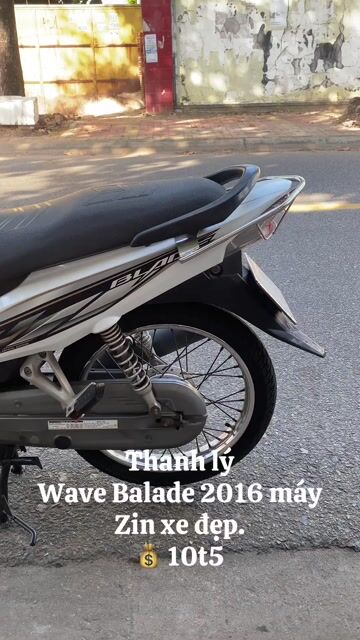 Honda Wave Blade 2016 Trắng đen. Mua bán Xe máy tại Thành phố Bà Rịa Bà Rịa - Vũng Tàu được đăng bởi Tùng Vario hình 1