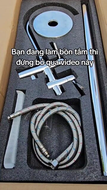 Sen tắm đặt sàn dành cho bồn tắm bằng đồng mạ crom. Mua bán Thiết bị vệ sinh, nhà tắm tại Thành phố Thủ Đức Tp Hồ Chí Minh được đăng bởi Nội Thất Tân Cổ Điển hình 1
