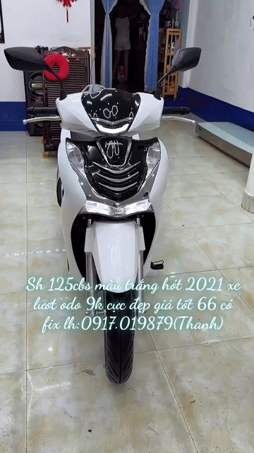 Honda SH 125 CBS 2021 Trắng 9000 km. Mua bán Xe máy tại Thành phố Vũng Tàu Bà Rịa - Vũng Tàu được đăng bởi XE MÁY BẢO THANH  TPVŨNG TÀU hình 1