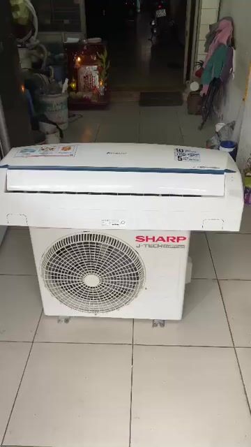 Máy lạnh Sharp J-Tech Inverter 1.5 hp, nhập Thái. Mua bán Máy lạnh, điều hoà tại Quận Bình Thạnh Tp Hồ Chí Minh được đăng bởi Điện lạnh Anh Dũng hình 1