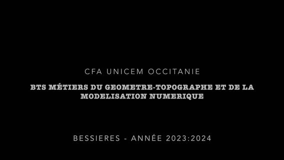 BTS Géomètre - Topographe et modélisation numérique