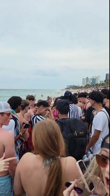 Beach bikini boxing, clothed