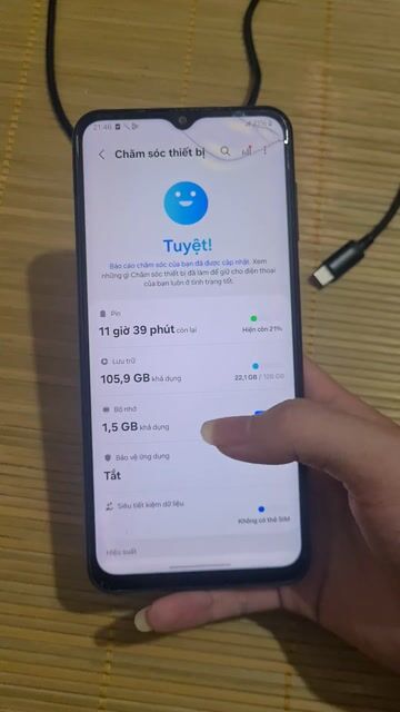 Samsung Galaxy A13 128GB Đen. Mua bán Điện thoại tại Huyện Hạ Hòa Phú Thọ được đăng bởi Ngọc Minhh hình 1