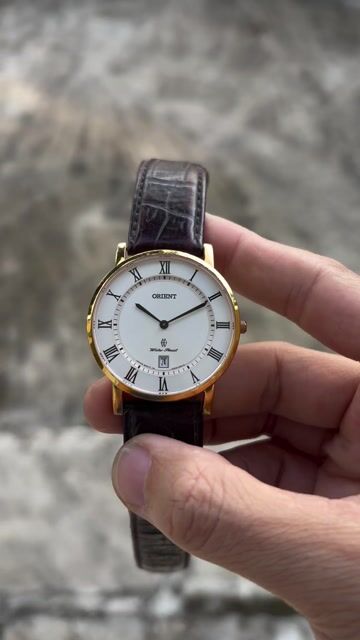 Đồng hồ Orient Nam Kính sapphire Vàng 38mm. Mua bán Đồng hồ tại Thị xã Sơn Tây Hà Nội được đăng bởi Nguyễn xuân vị hình 1
