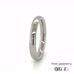 3mm Womens Court Polished Titanium Wedding Ring 360 Video two