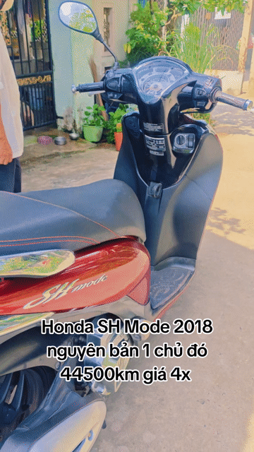 Honda SH Mode 2018 Đỏ khoá smartker 44760 Km. Mua bán Xe máy tại Thành phố Mỹ Tho Tiền Giang được đăng bởi LH Max Dilys hình 1