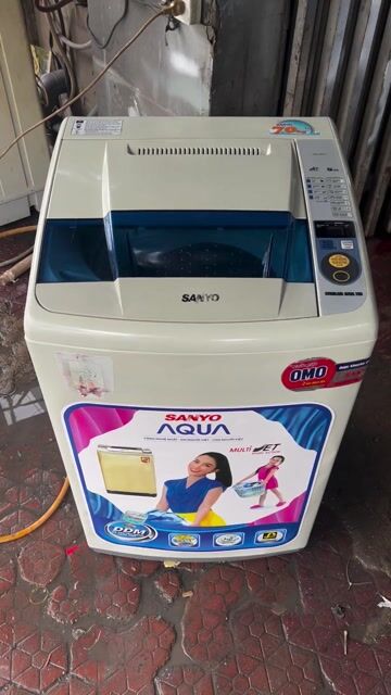 Máy giặt Sanyo 7kg 1tr5 Multi Jet Trắng cũ. Mua bán Máy giặt tại Quận 7 Tp Hồ Chí Minh được đăng bởi TH Điện lạnh giá rẻ siêu rẻ HCM hình 1