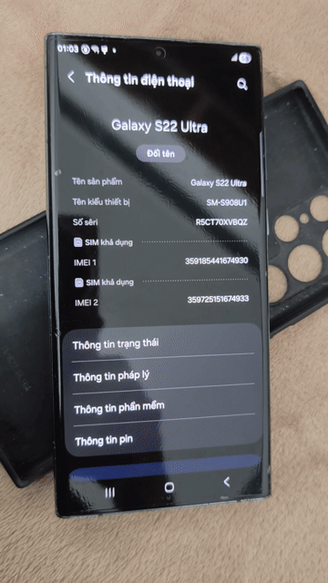 Samsung Galaxy S22 Ultra Đã qua sử dụng. Mua bán Điện thoại tại Thị xã Nghi Sơn Thanh Hóa được đăng bởi Cường  hình 1