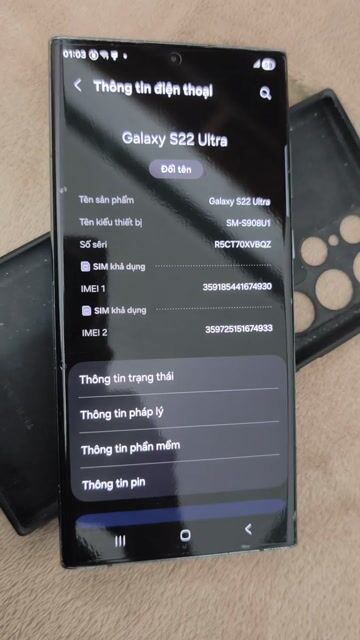 Samsung Galaxy S22 Ultra Đã qua sử dụng. Mua bán Điện thoại tại Thị xã Nghi Sơn Thanh Hóa được đăng bởi Cường  hình 1