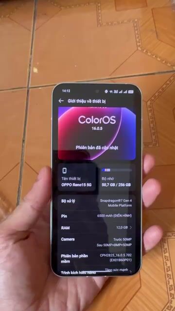 Oppo Reno 15 5G 12g256GB Trắng. Mua bán Điện thoại tại Quận Long Biên Hà Nội được đăng bởi Chủ máy hình 1
