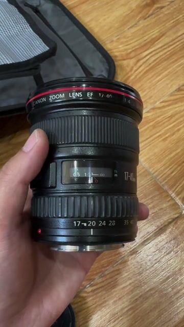 Ống kính Canon 17-40L f/4 Nấm mốc. Mua bán Máy ảnh, Máy quay tại Thành phố Trà Vinh Trà Vinh được đăng bởi Nguyễn Trung Hiếu hình 1