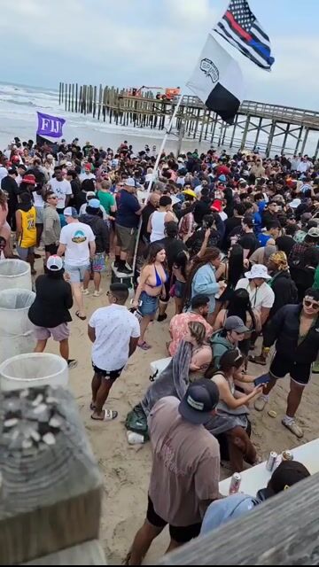 Festival crowd scene