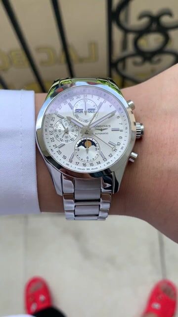 Longines Conquest Classic Automatic Thép Đẹp. Mua bán Đồng hồ tại Quận Ba Đình Hà Nội được đăng bởi Mạnh Tiến Đồng Hồ Chính Hãng  hình 1
