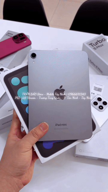 Apple iPad Mini 7 128Gb Wifi Fullbox - Bán Trả Góp. Mua bán Máy tính bảng tại Thành phố Tây Ninh Tây Ninh được đăng bởi Trần Bảo Store Mobile Tây Ninh hình 1